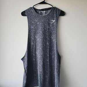 Gray Sleeveless Athletic Tank Top